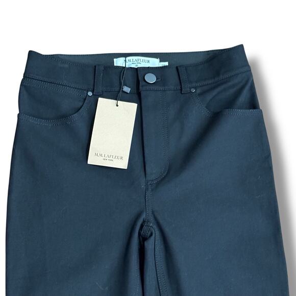 NWT MM Lafleur Sammataro Jean Pants Ankle Stretch Black Size 0 - SMS1BLK - Picture 4 of 6